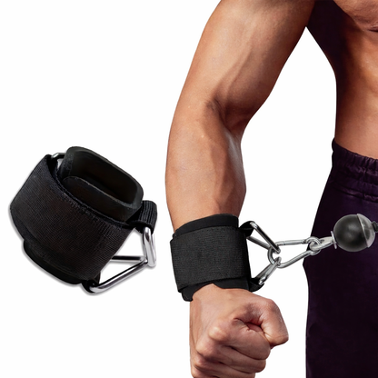 Adjustable Anti Slip Weight Lifting Wrist Straps in Durable Nylon for Deadlifts, Rows and Pull Ups — photo 13