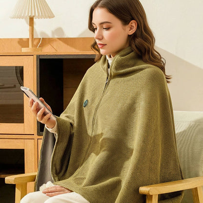 USB C Heated Shawl Blanket with Eight Heating Zones and Three Heat Levels — photo 8