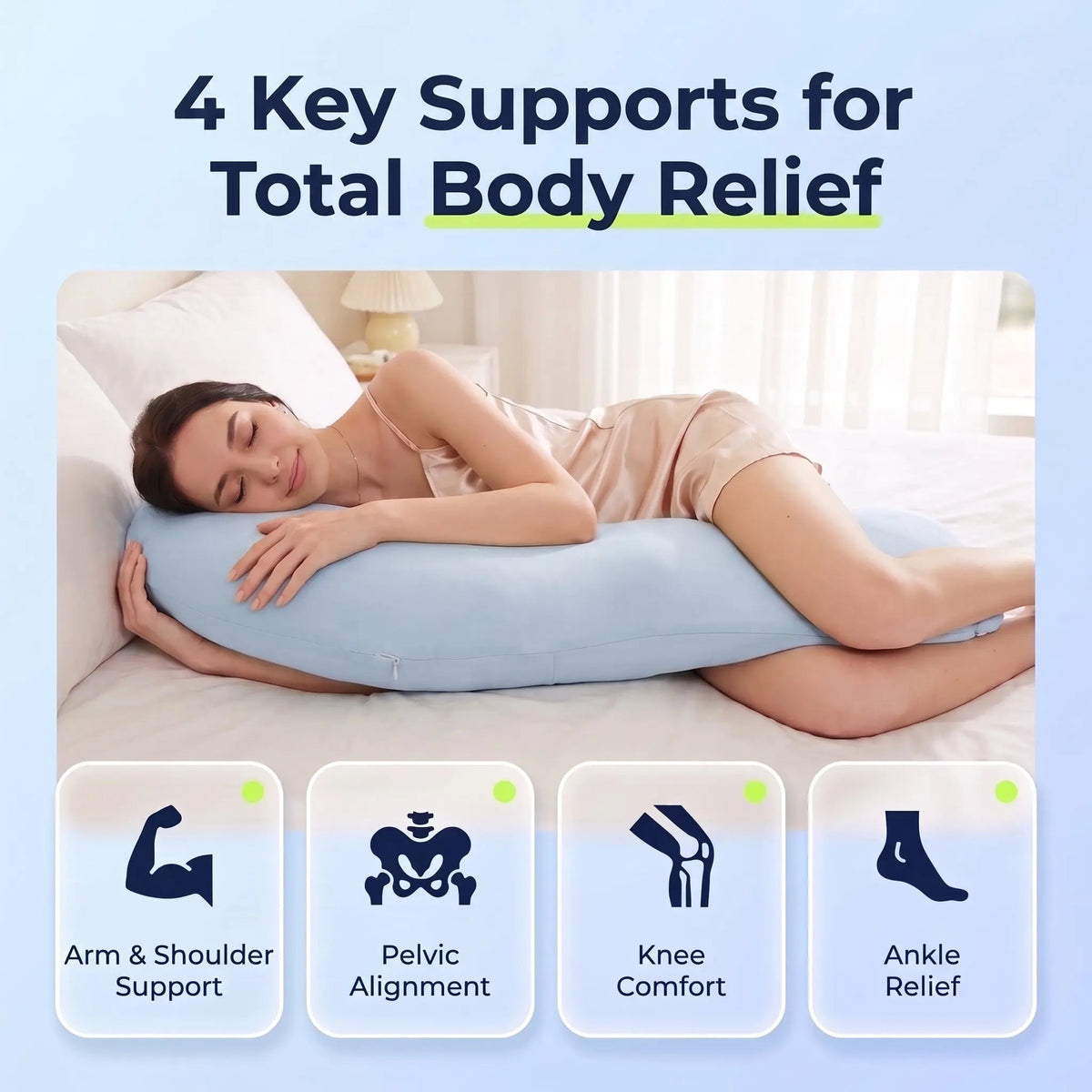 Slumblr® Snuggle Pillow For Side Sleepers — photo 3