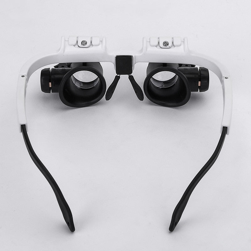 LED Head Magnifier Glasses with 8x, 15x & 23x Magnification – Lighted Headband Magnifier for Hobbies, Jewellery & Precision Work — photo 8