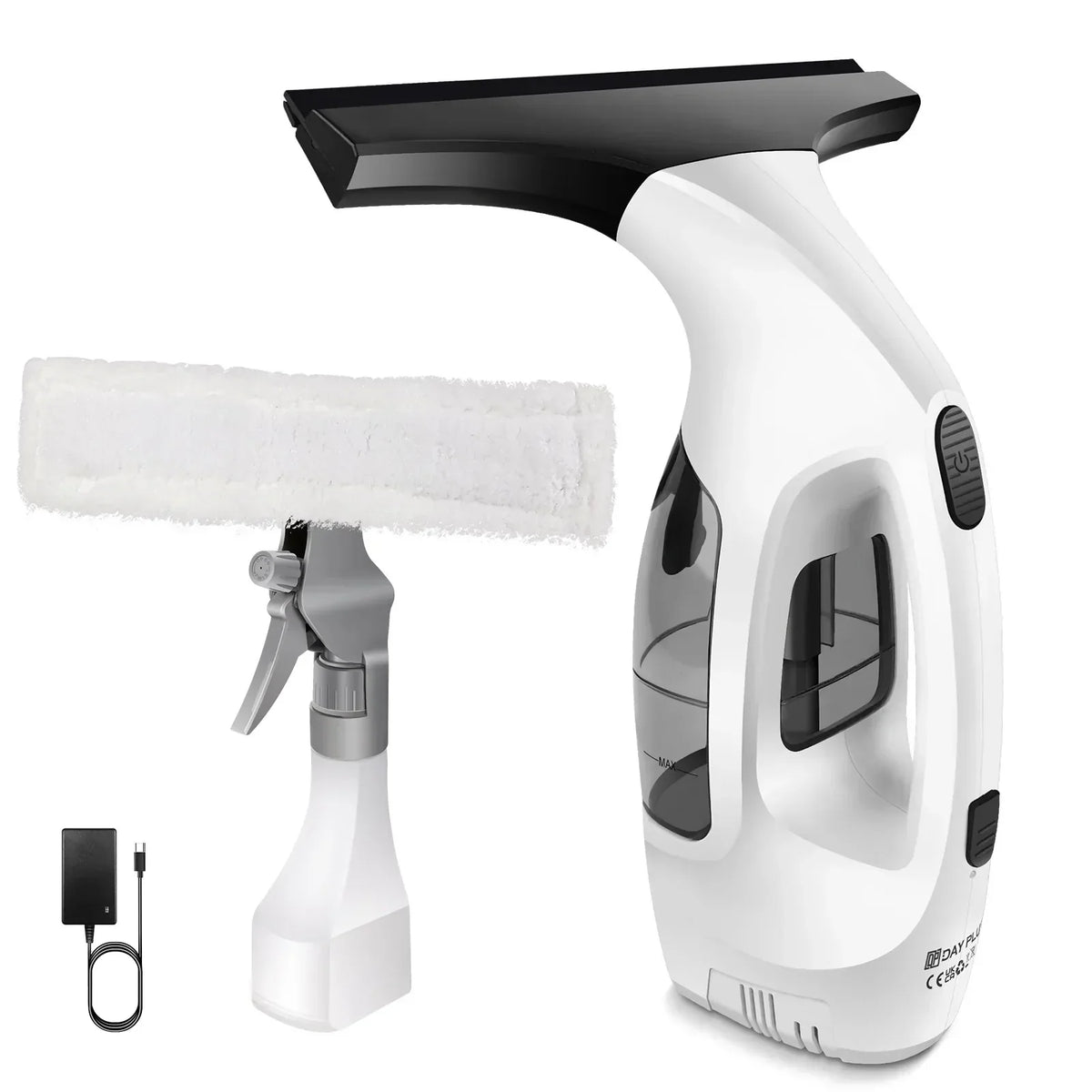 Handheld Electric Window Cleaner and Vacuum Mop - Portable 2-in-1 Glass Squeegee with Water Spray and Suction for Household and Outdoor Use - Unisex — photo 1
