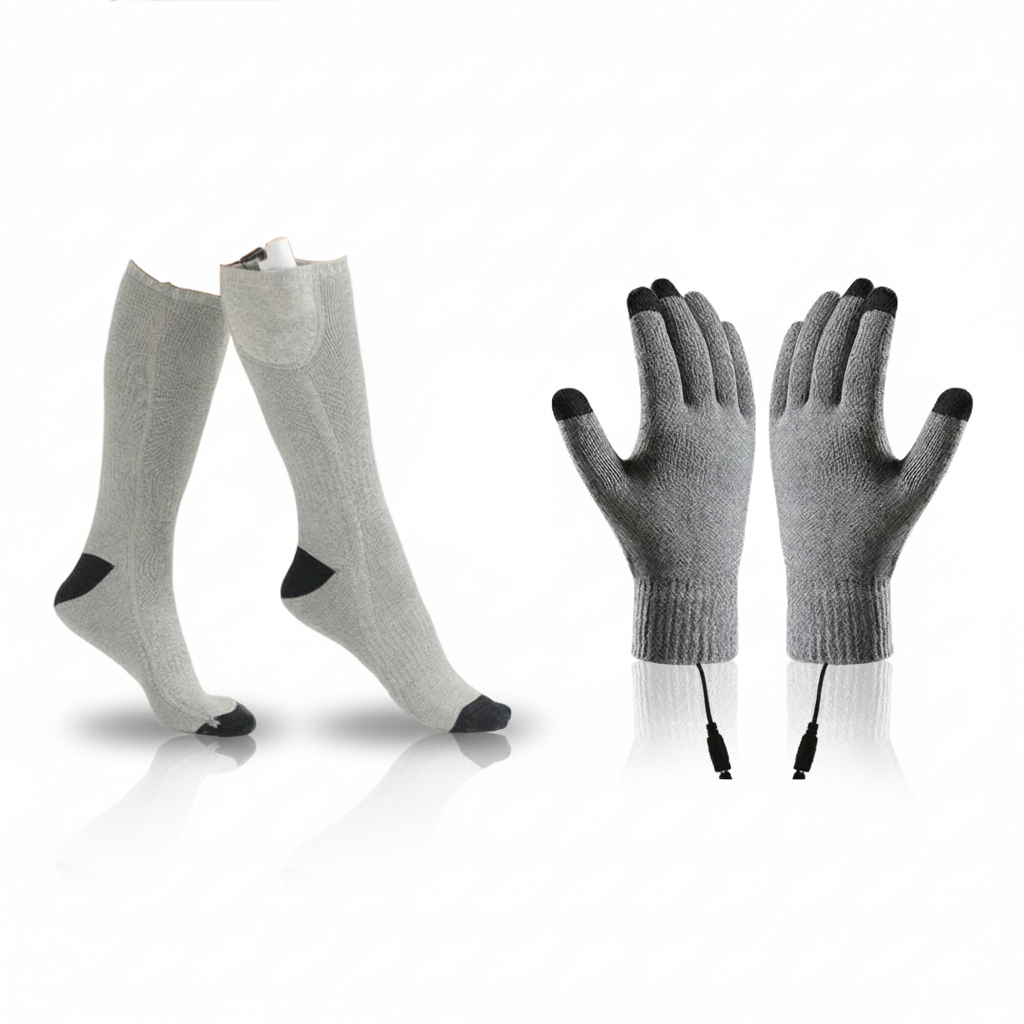 Rechargeable Heated Socks - Electric Thermal Foot Warmers with Toe Heating Zones — photo 7