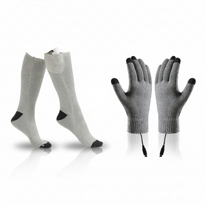 Rechargeable Heated Socks - Electric Thermal Foot Warmers with Toe Heating Zones — photo 7