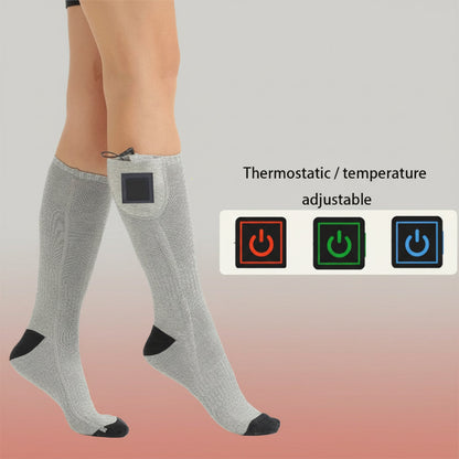 Rechargeable Heated Socks - Electric Thermal Foot Warmers with Toe Heating Zones — photo 12