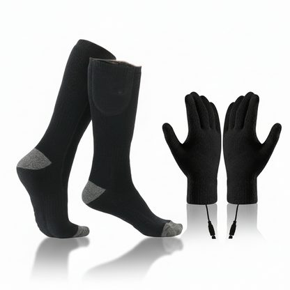 Rechargeable Heated Socks - Electric Thermal Foot Warmers with Toe Heating Zones — photo 3