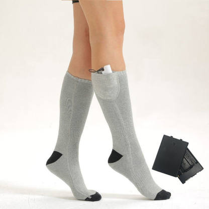 Rechargeable Heated Socks - Electric Thermal Foot Warmers with Toe Heating Zones — photo 6