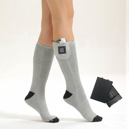 Rechargeable Heated Socks - Electric Thermal Foot Warmers with Toe Heating Zones — photo 8