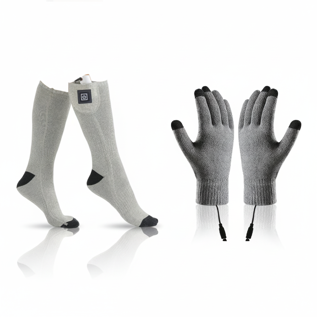 Rechargeable Heated Socks - Electric Thermal Foot Warmers with Toe Heating Zones — photo 9