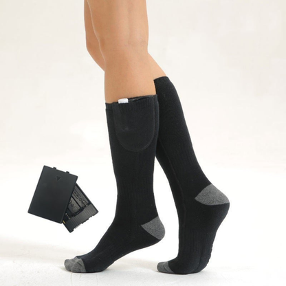 Rechargeable Heated Socks - Electric Thermal Foot Warmers with Toe Heating Zones — photo 2