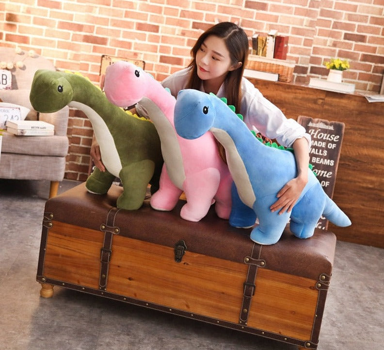Giant Diplodocus Dinosaur Soft Toy, Plush Cuddly Stuffed Animal in Three Sizes and Three Colours — photo 8