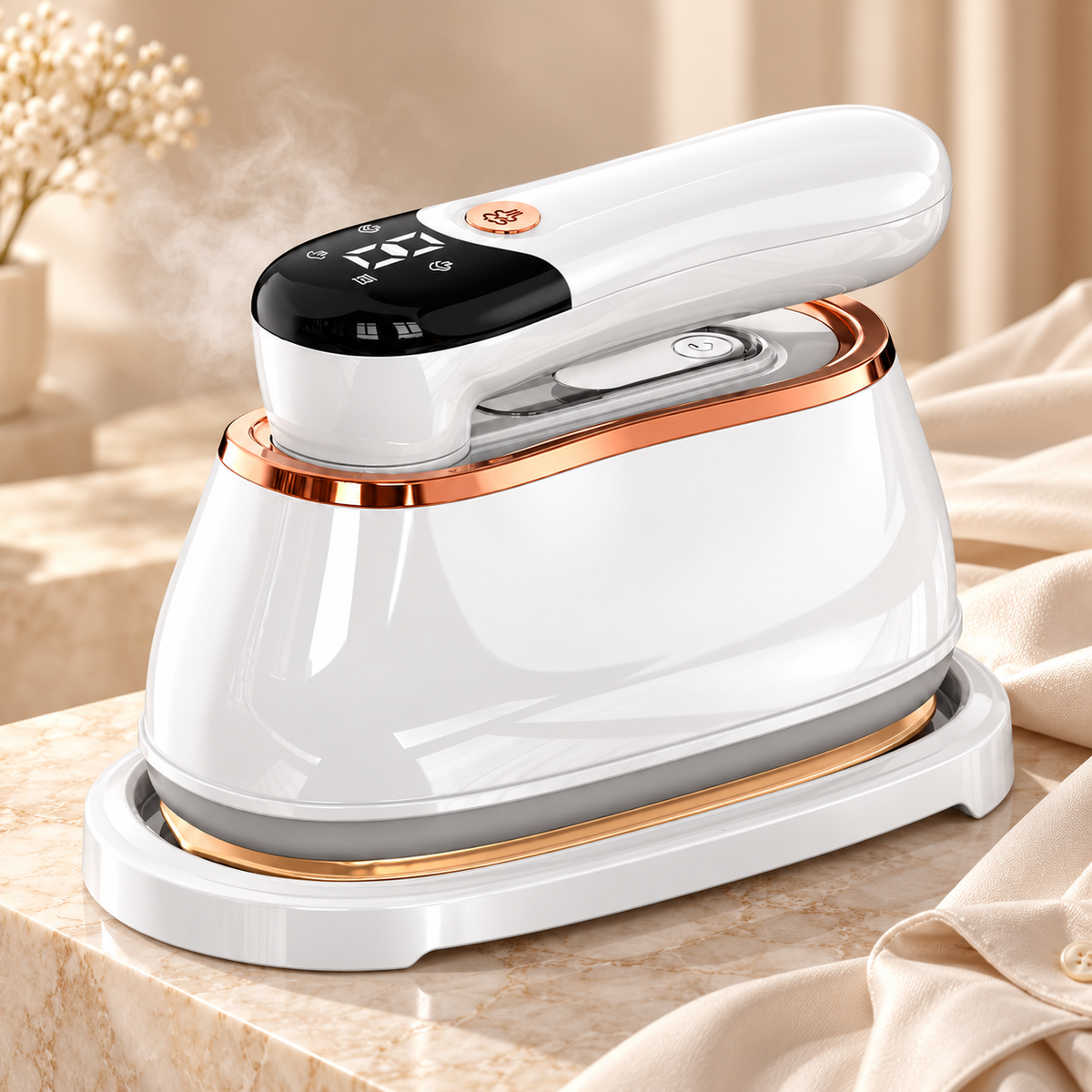 Handheld Garment Steamer Portable Travel Foldable — photo 1
