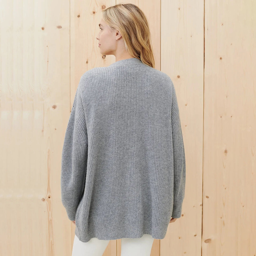 Womens Oversized Soft Knit Cashmere Cardigan — photo 6