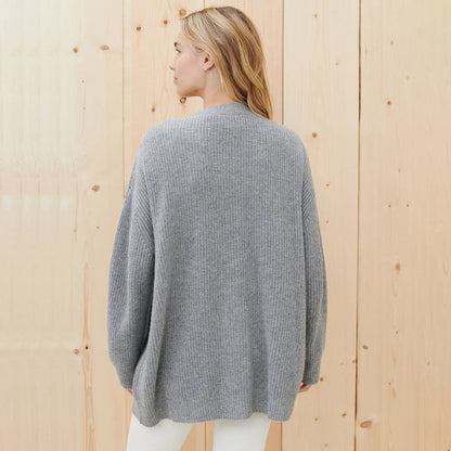 Womens Oversized Soft Knit Cashmere Cardigan — photo 6