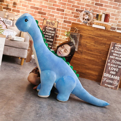 Giant Diplodocus Dinosaur Soft Toy, Plush Cuddly Stuffed Animal in Three Sizes and Three Colours — photo 2
