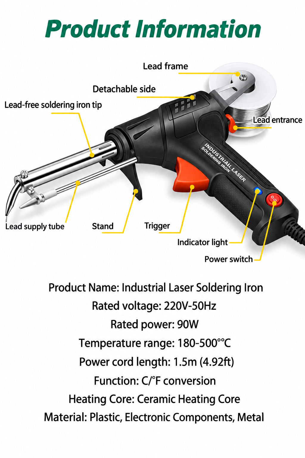 Laser Welding Tool | 2-in-1 Welding & Cutting Device with 20-Sec Heat-Up — photo 6