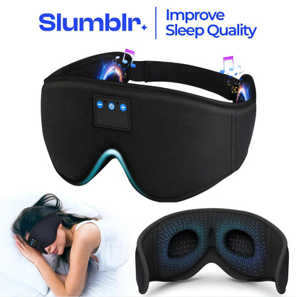 Slumblr® Bluetooth Sleep Mask with Headphones 3D Contoured Design — photo 1