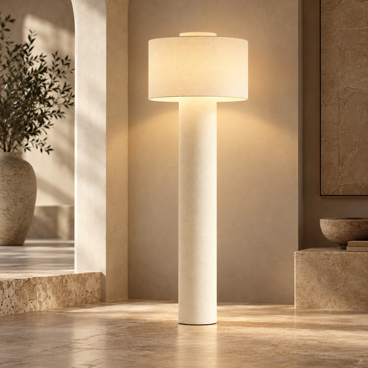 Indirect Lighting Floor Lamp - Tall Decorative Design — photo 1