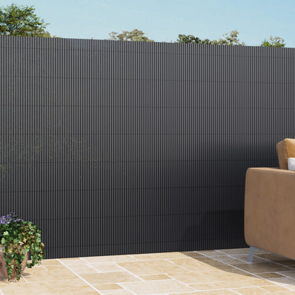 Dark Grey Garden Fence Outdoor Privacy Screen — photo 4