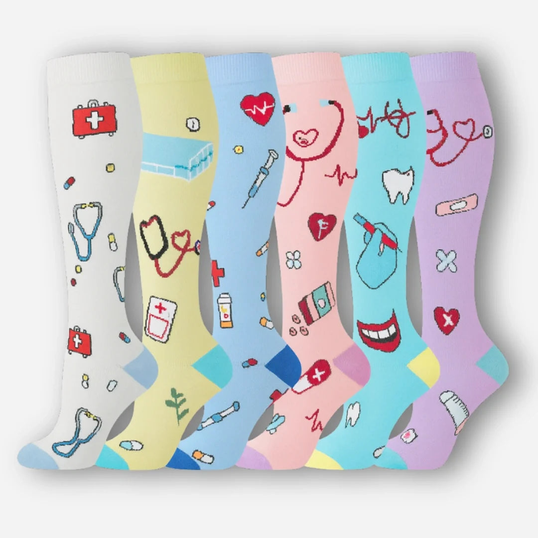 ErgiloColor - Joyful 6-Pack Compression Socks — photo 10