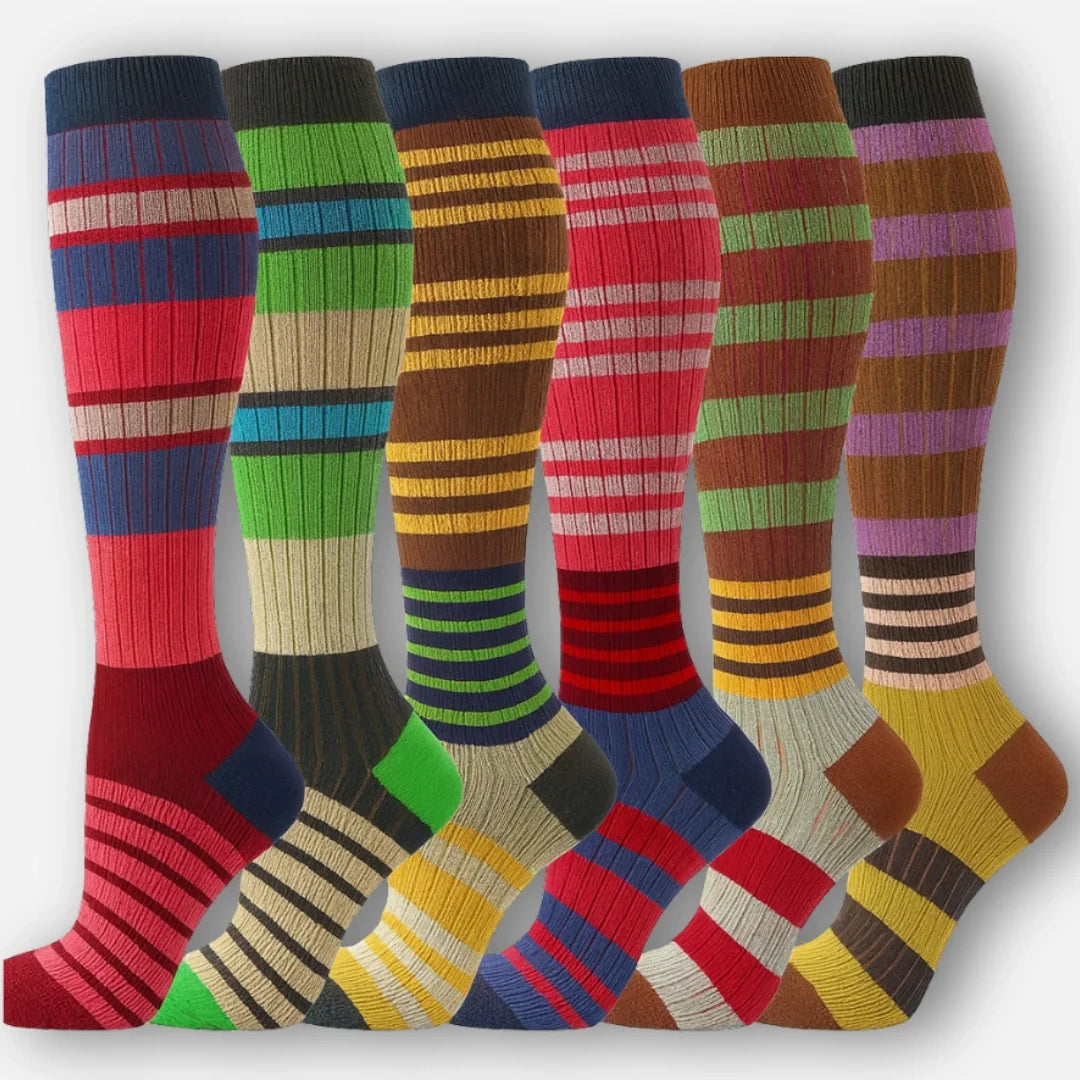 ErgiloColor - Joyful 6-Pack Compression Socks — photo 1