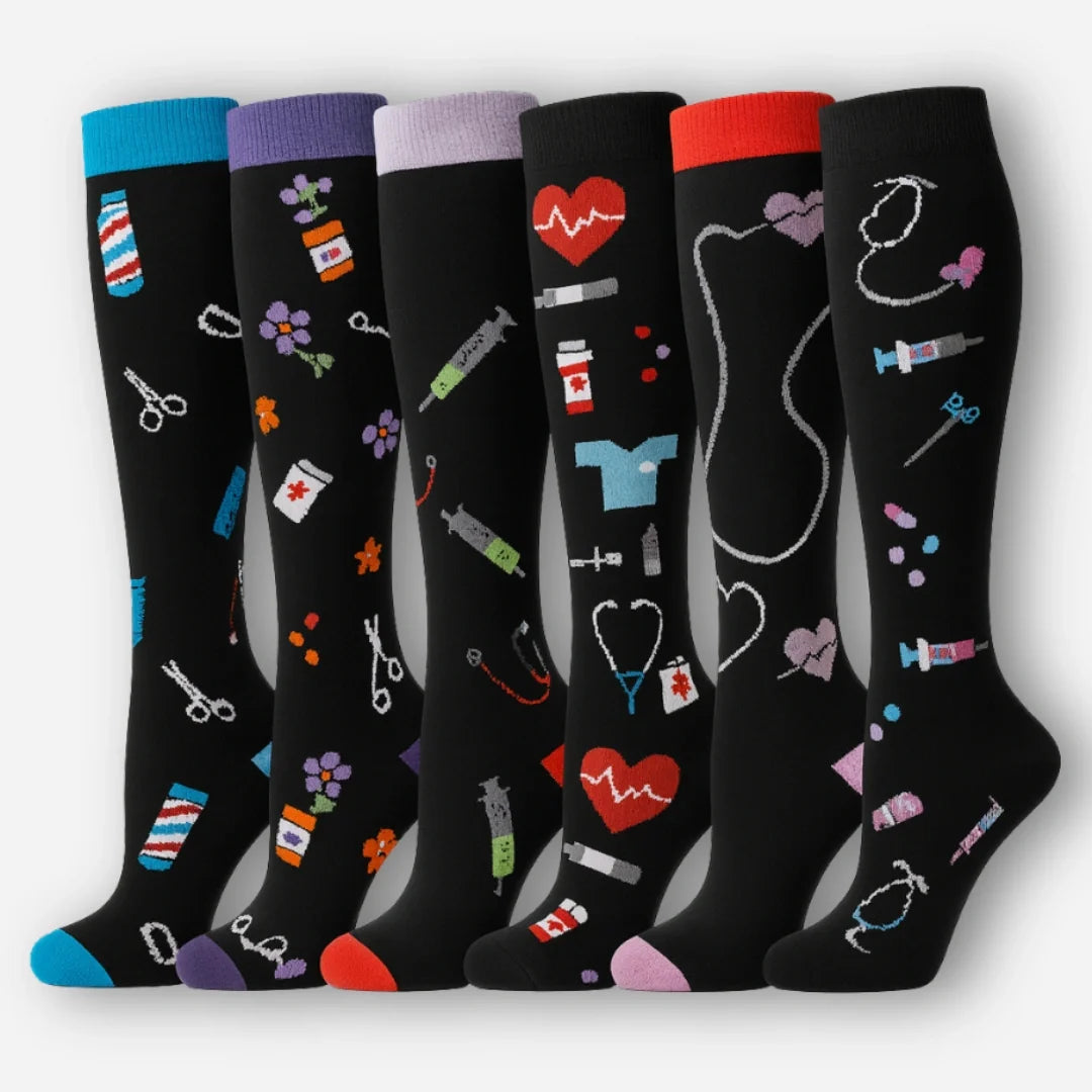 ErgiloColor - Joyful 6-Pack Compression Socks — photo 12
