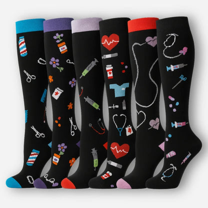 ErgiloColor - Joyful 6-Pack Compression Socks — photo 12