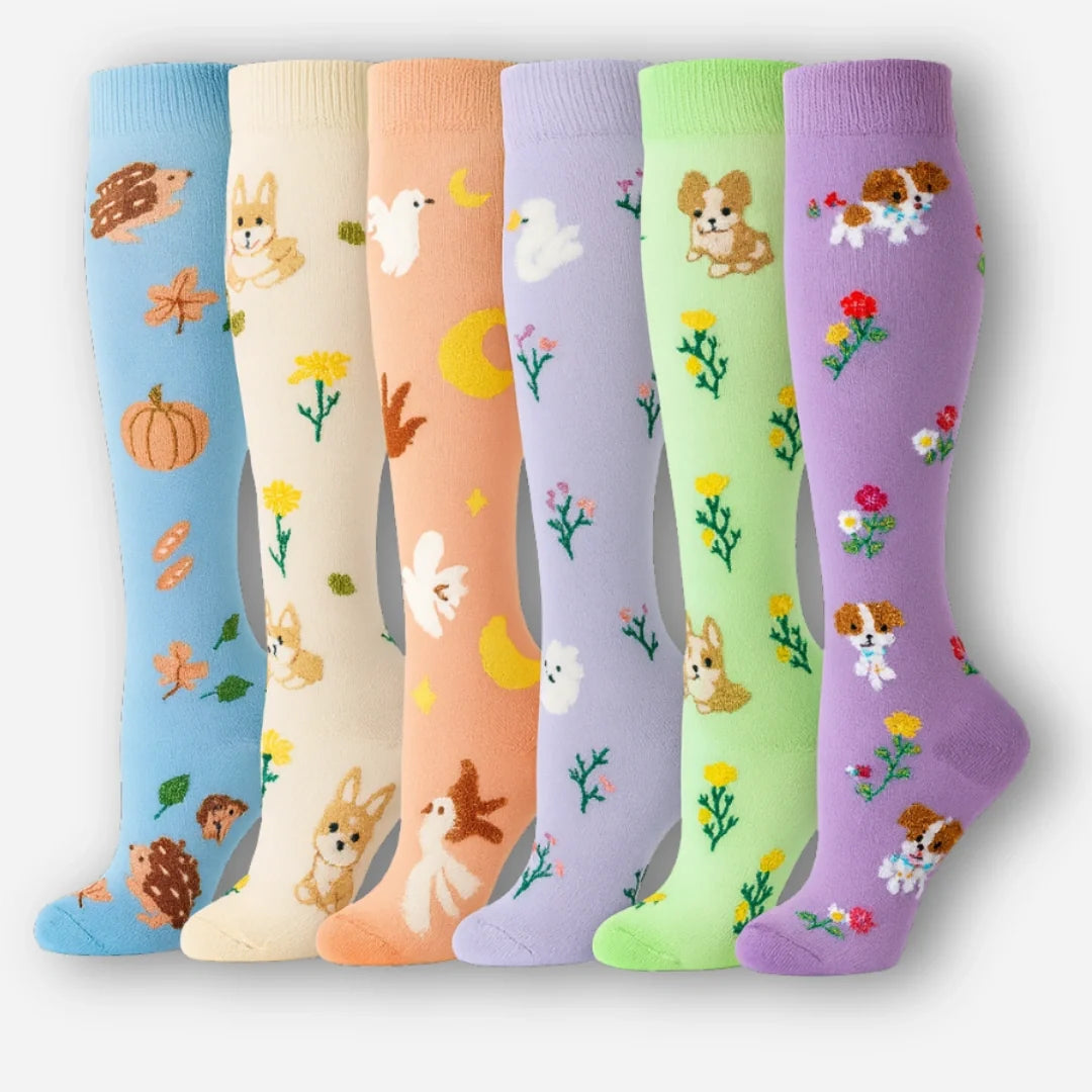 ErgiloColor - Joyful 6-Pack Compression Socks — photo 22