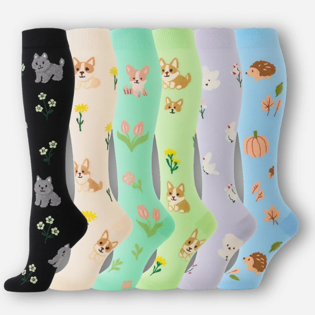 ErgiloColor - Joyful 6-Pack Compression Socks — photo 23