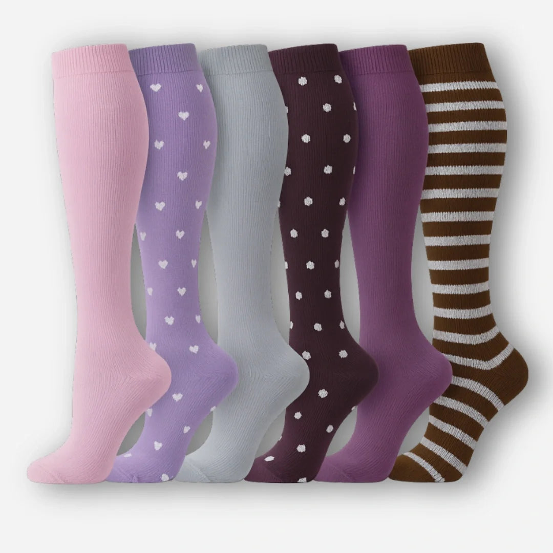 ErgiloColor - Joyful 6-Pack Compression Socks — photo 34