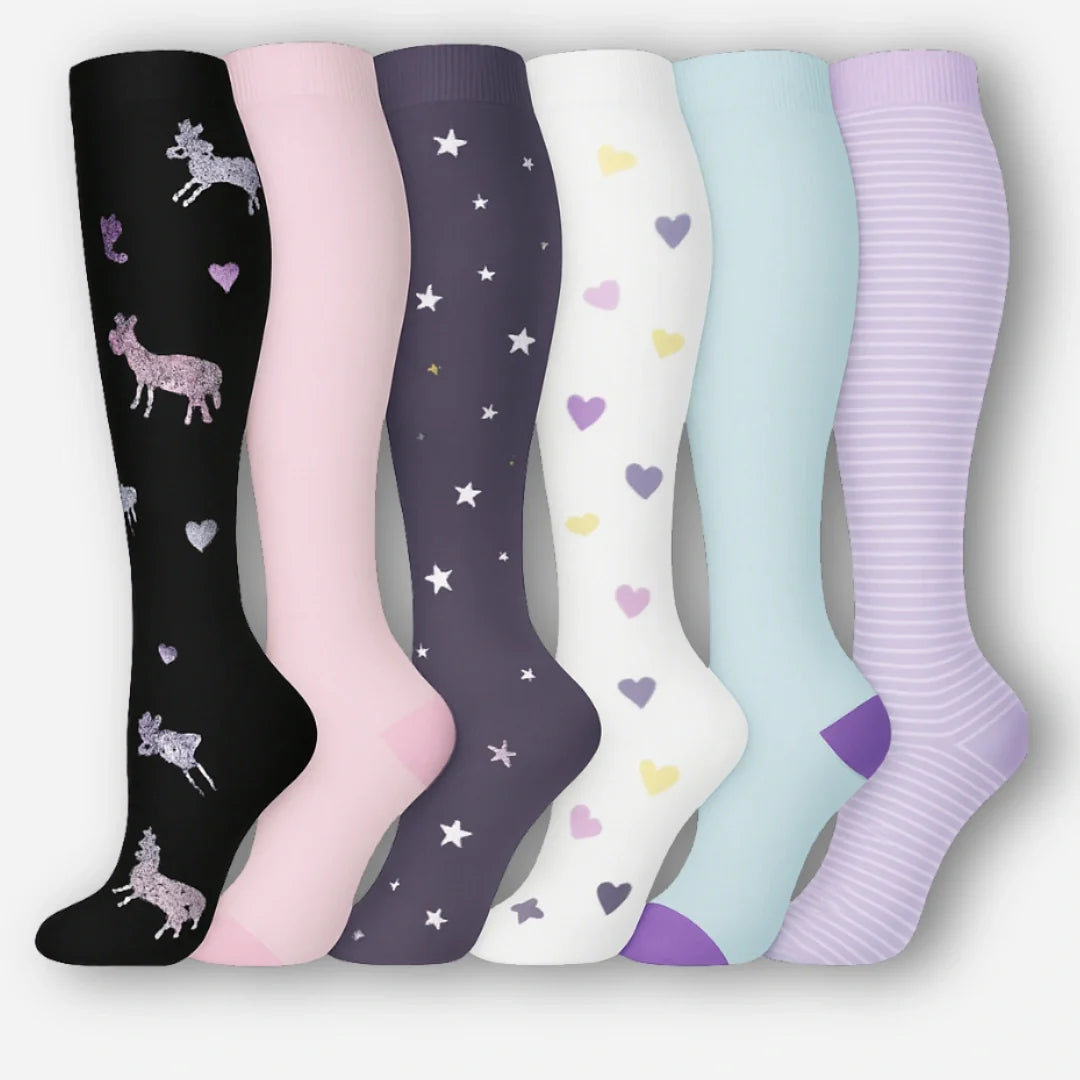 ErgiloColor - Joyful 6-Pack Compression Socks — photo 28