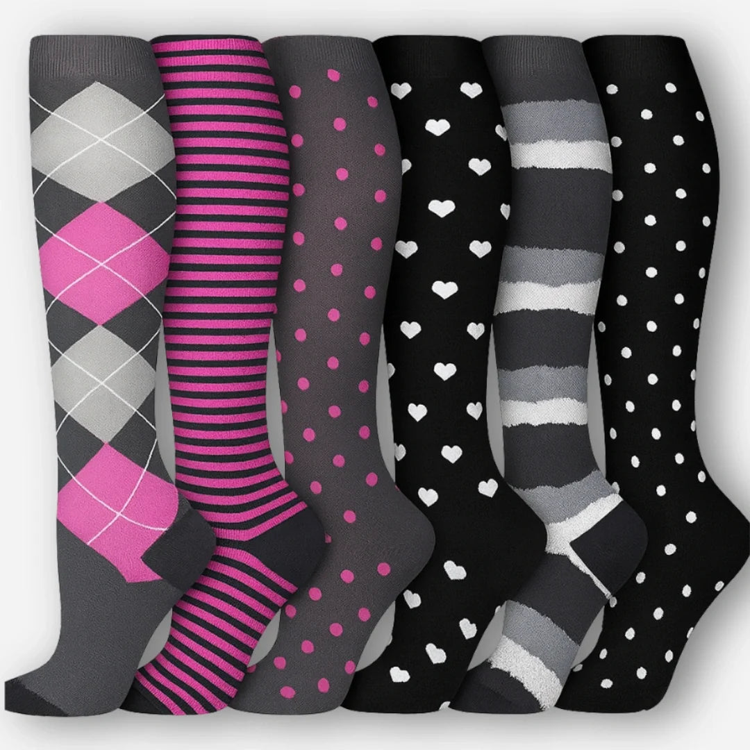 ErgiloColor - Joyful 6-Pack Compression Socks — photo 29