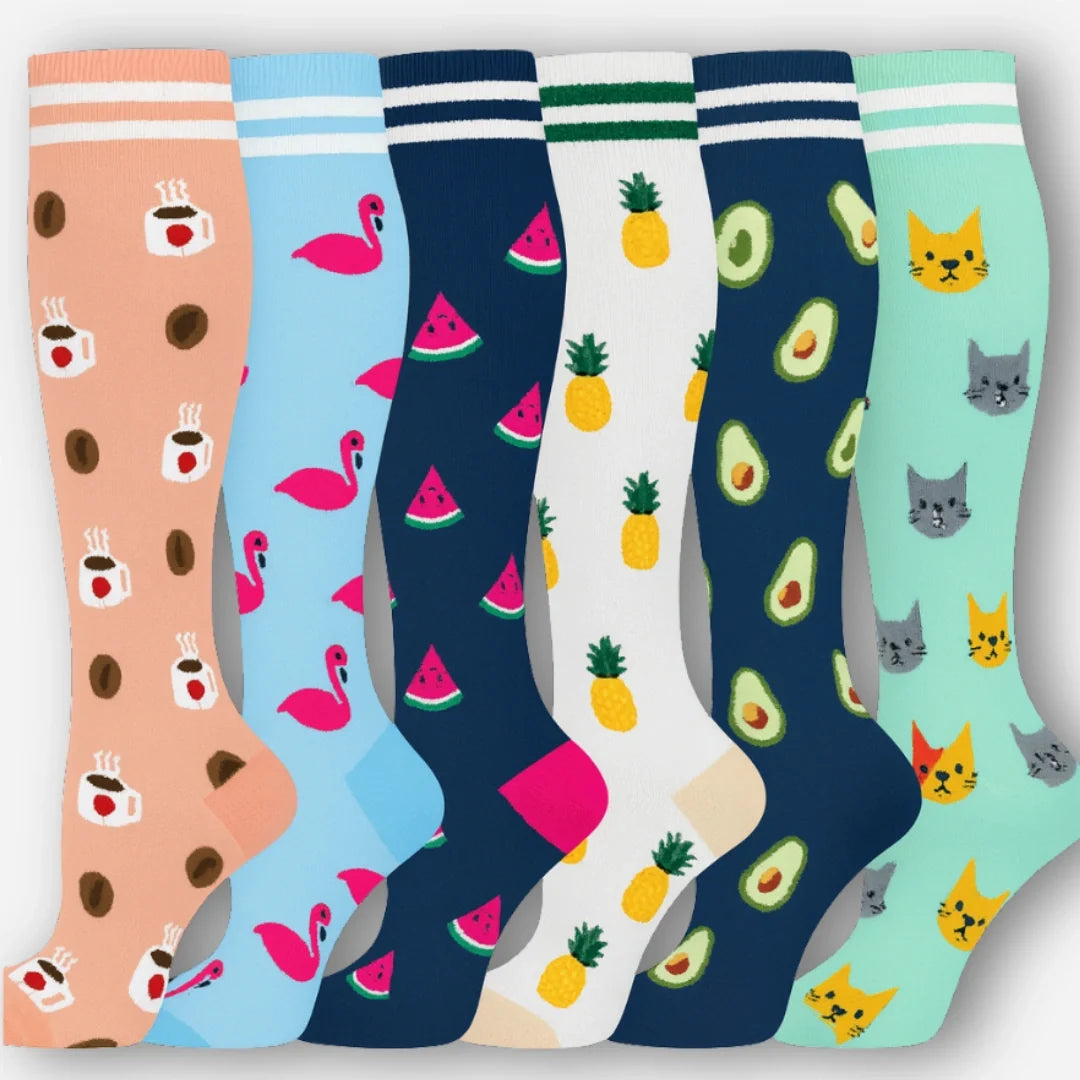 ErgiloColor - Joyful 6-Pack Compression Socks — photo 24