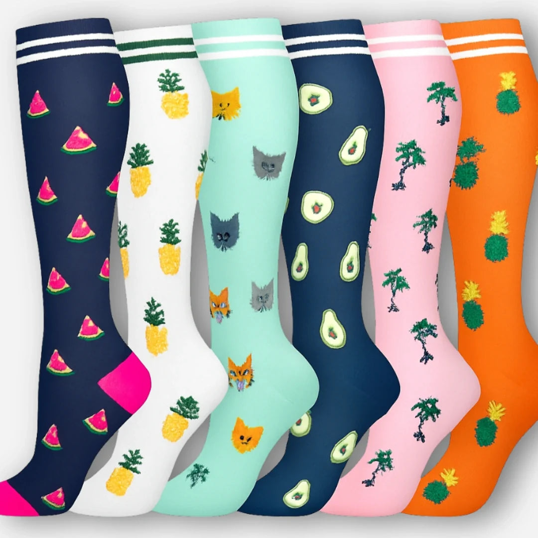 ErgiloColor - Joyful 6-Pack Compression Socks — photo 25