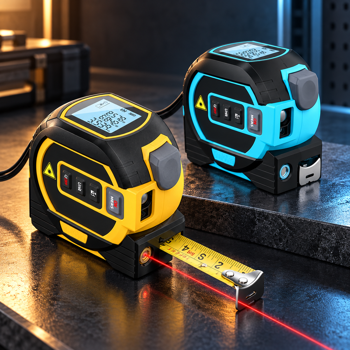Laser Measuring Tape Digital Tool Multi Function Design — photo 1