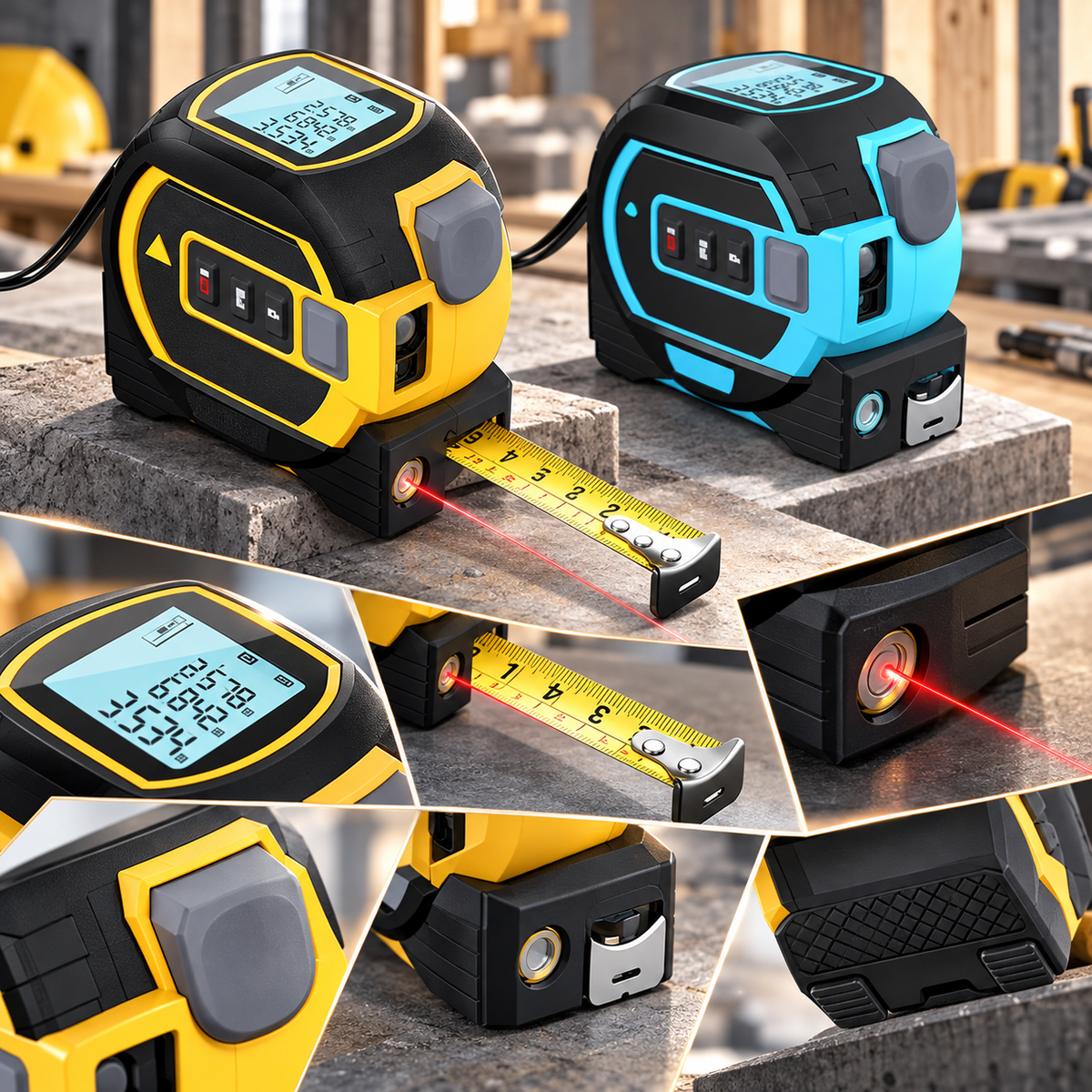 Laser Measuring Tape Digital Tool Multi Function Design — photo 4