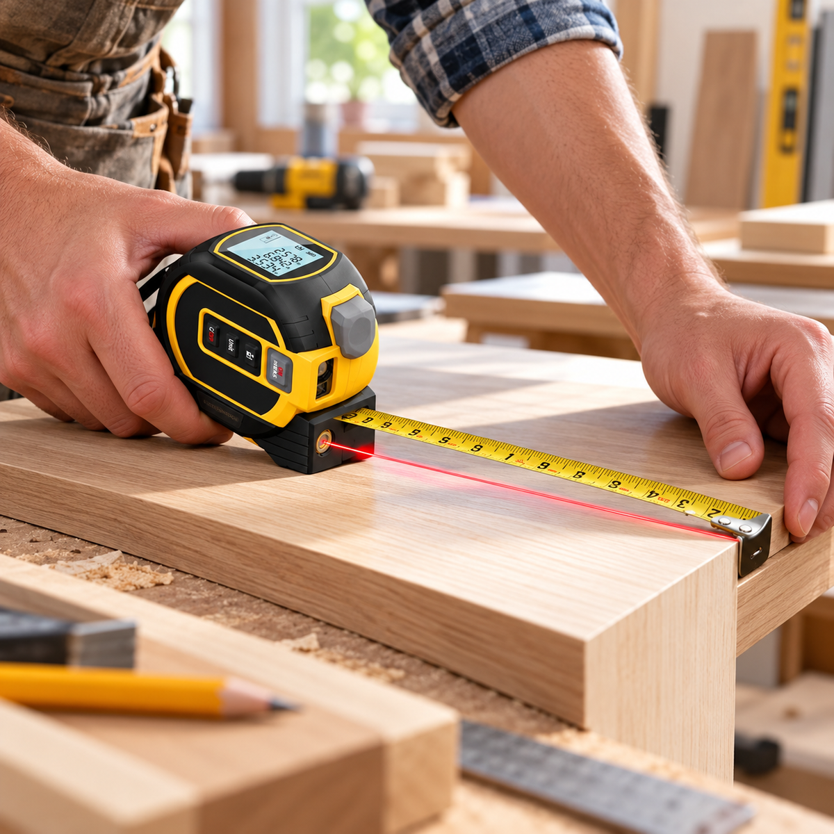 Laser Measuring Tape Digital Tool Multi Function Design — photo 6