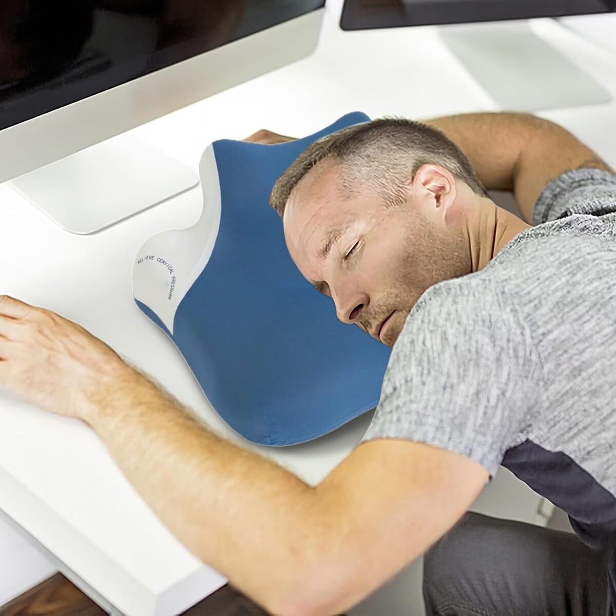 Multifunctional Wedge Pillow Cervical Support & Phone Holder Cushion — photo 4
