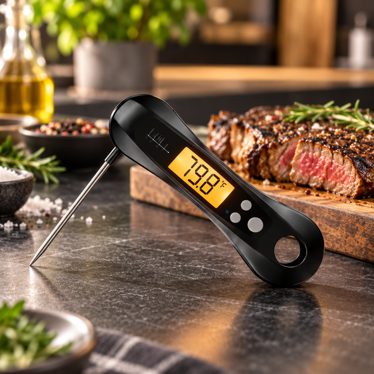 Magnetic Digital Meat Thermometer for Instant Read Precision — photo 1