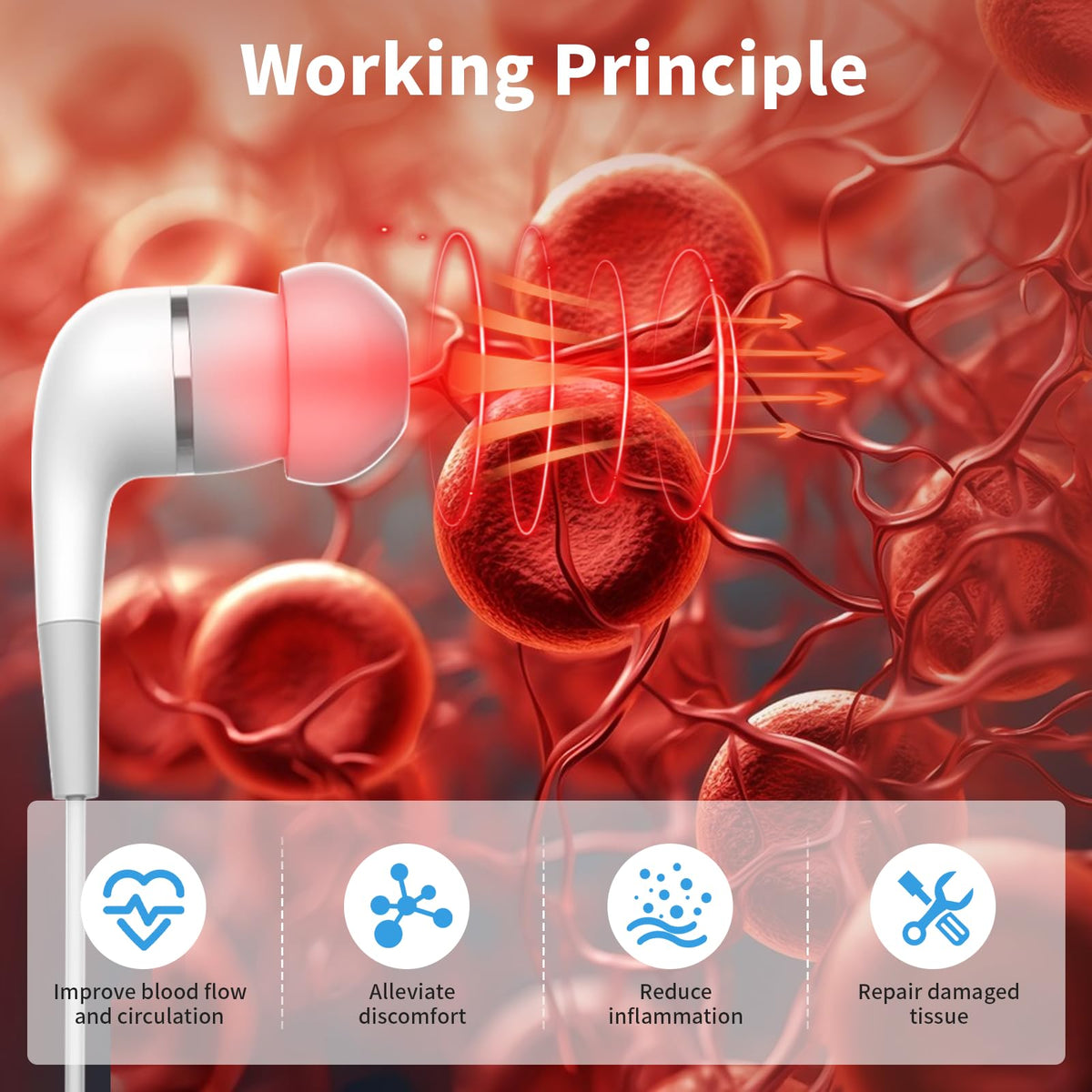 650NM Red Light Ear Therapy Device — photo 3