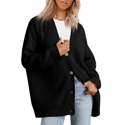 Womens Oversized Soft Knit Cashmere Cardigan — photo 1