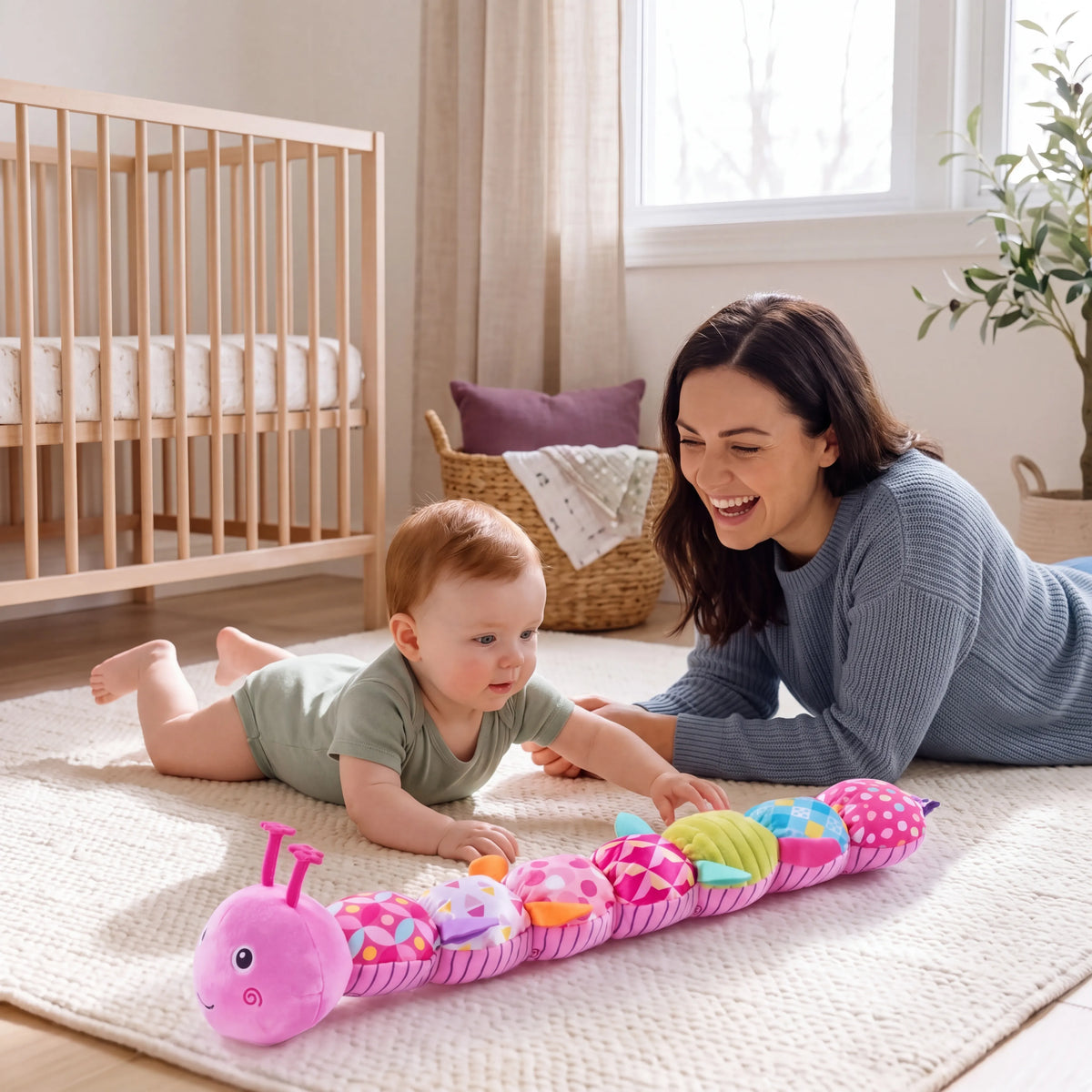 Musical Caterpillar Sensory Baby Toy — photo 1