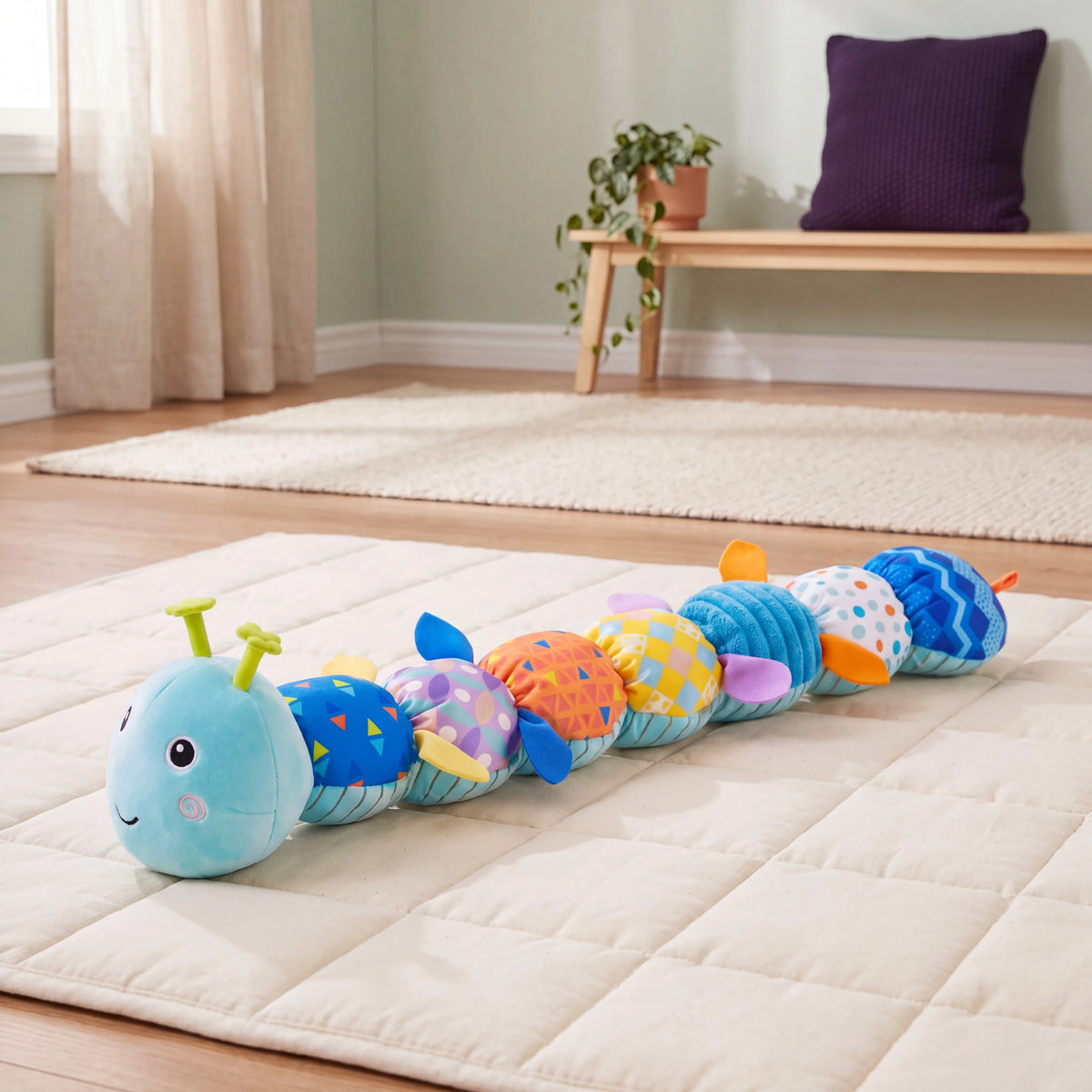 Musical Caterpillar Sensory Baby Toy — photo 12