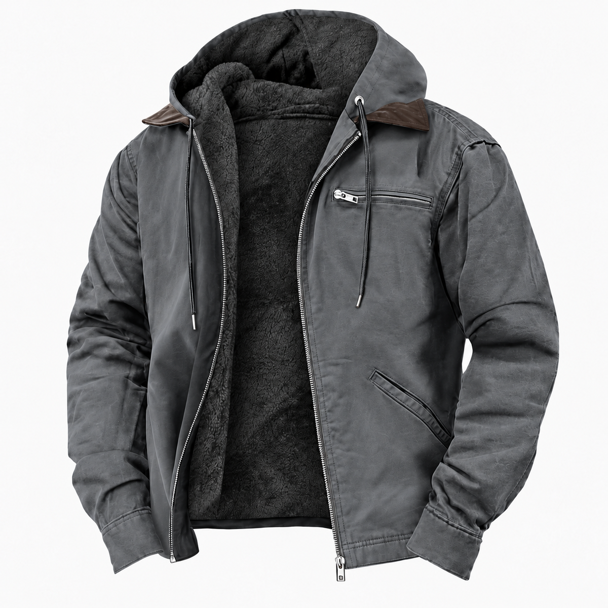 Men's Insulated Outdoor Hooded Jacket | Durable Wear — photo 5
