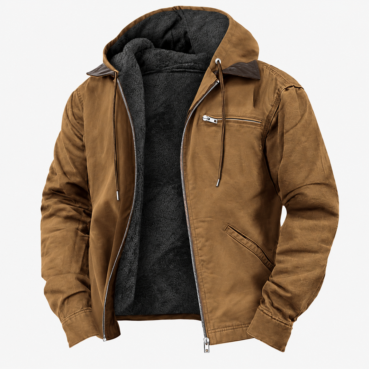 Men's Insulated Outdoor Hooded Jacket | Durable Wear — photo 3