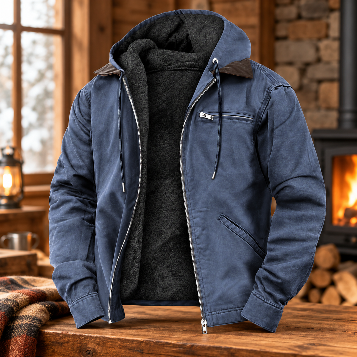 Men's Insulated Outdoor Hooded Jacket | Durable Wear — photo 1