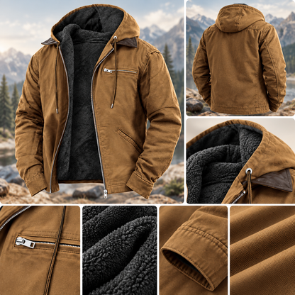 Men's Insulated Outdoor Hooded Jacket | Durable Wear — photo 6