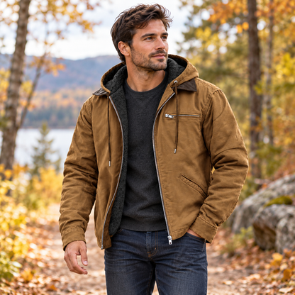 Men's Insulated Outdoor Hooded Jacket | Durable Wear — photo 8