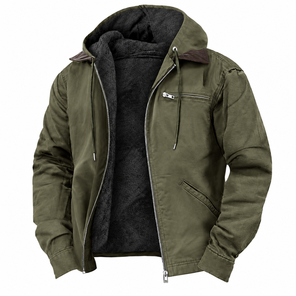 Men's Insulated Outdoor Hooded Jacket | Durable Wear — photo 4