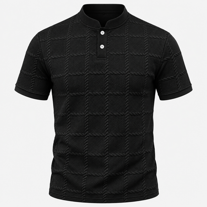 Men's Short Sleeve Henley Shirt Casual | Summer Wear — photo 3
