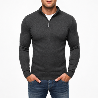 Men's Trendy Stand-Collar Sweater High Fashion | Casual Wear — photo 4